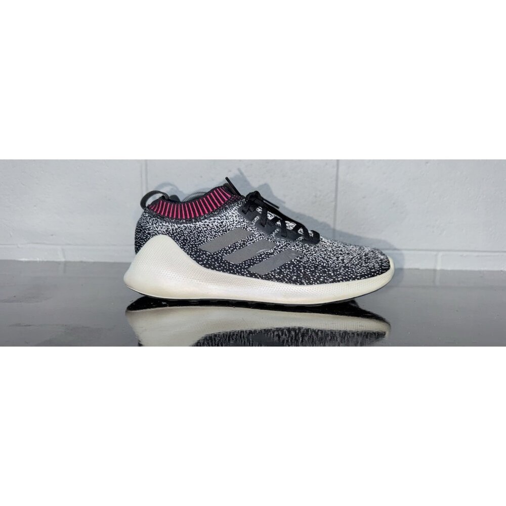 Adidas Purebounce+ Womens Athletic Running Shoes Size 10 Black White Pink